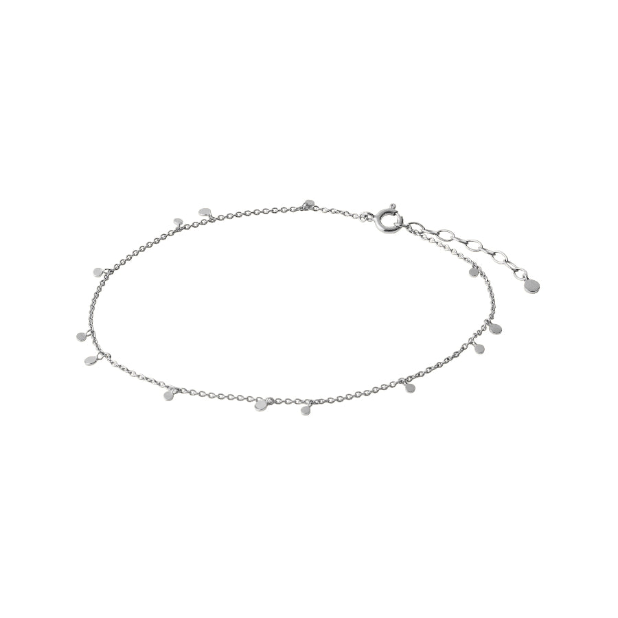 Pernille Corydon Glow Ankle Chain - Silver