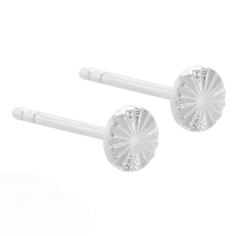 Aqua Dulce Line Coin Ørestikker I Sølv - 4116 - Øreringe - 4116