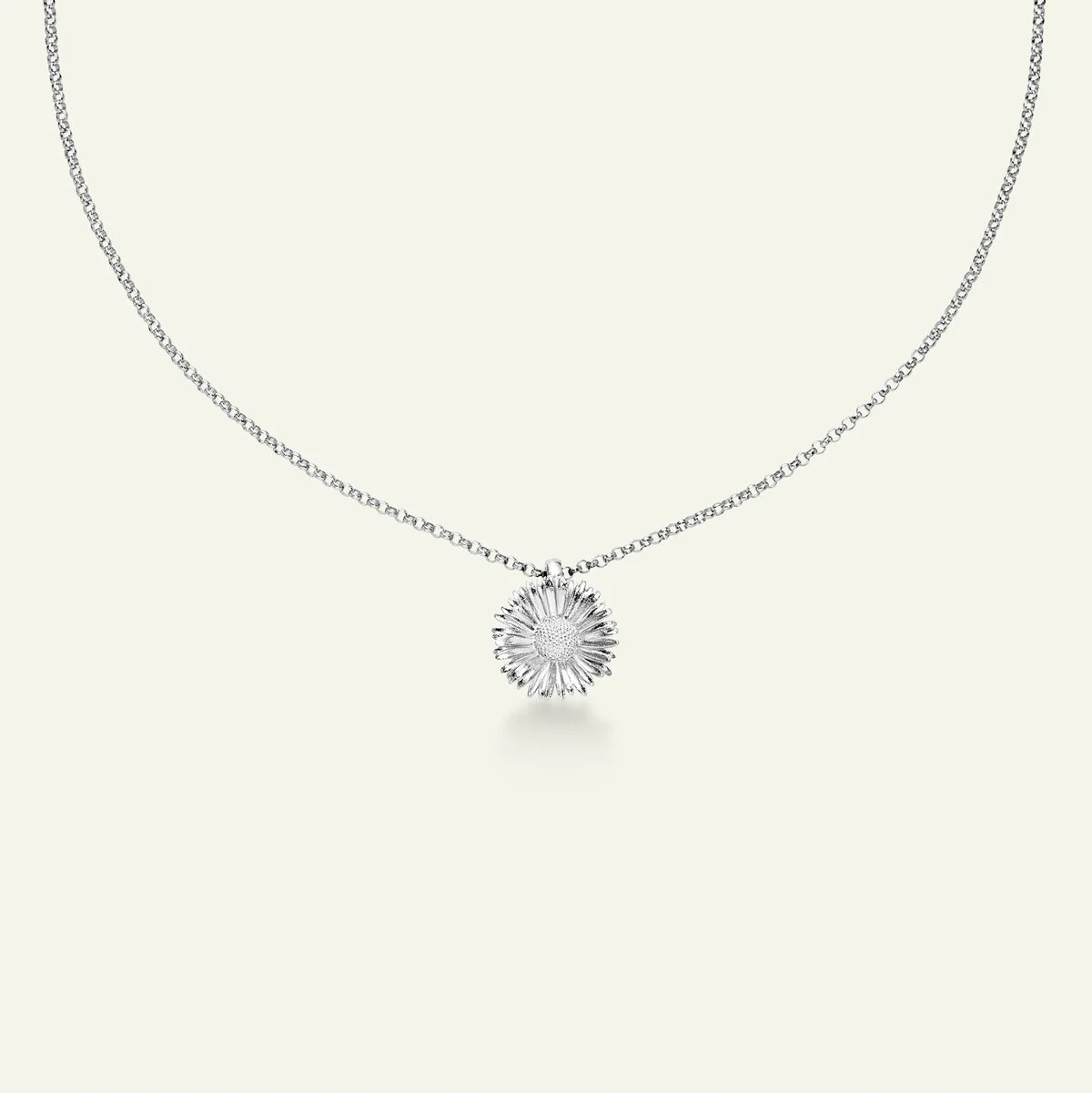 Flora Danica Tusensköna Halsband med Hänget i Silver 