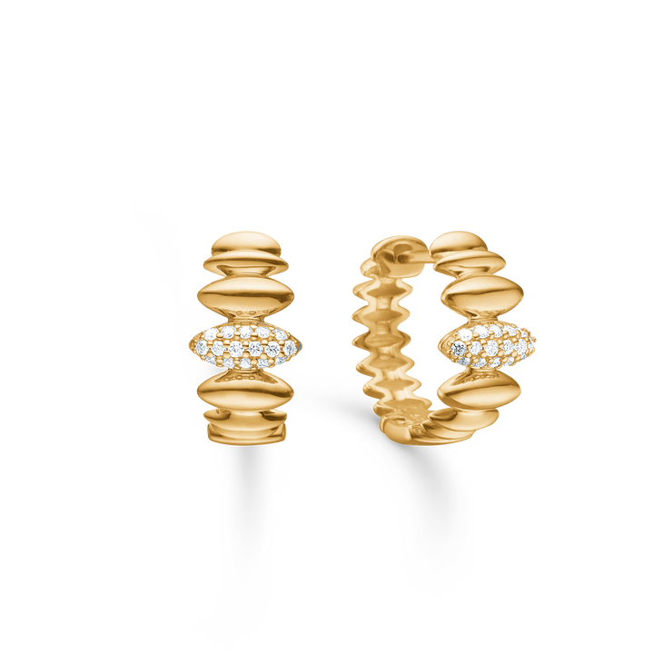Mads Z Orial 14kt Creol 0,10ct W.Si