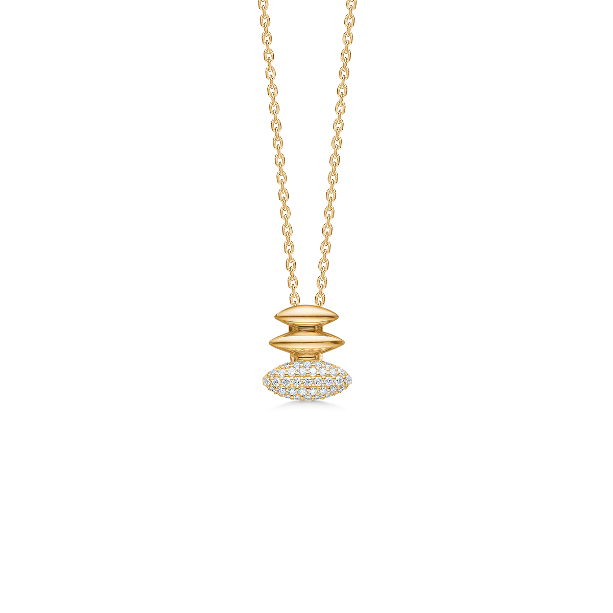 Mads Z Orial Pendant i 14kt guld 0,11ct W.SI