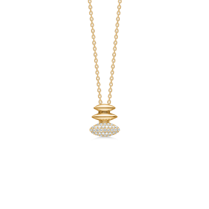 Mads Z Orial Pendant i 14kt guld 0,11ct W.SI