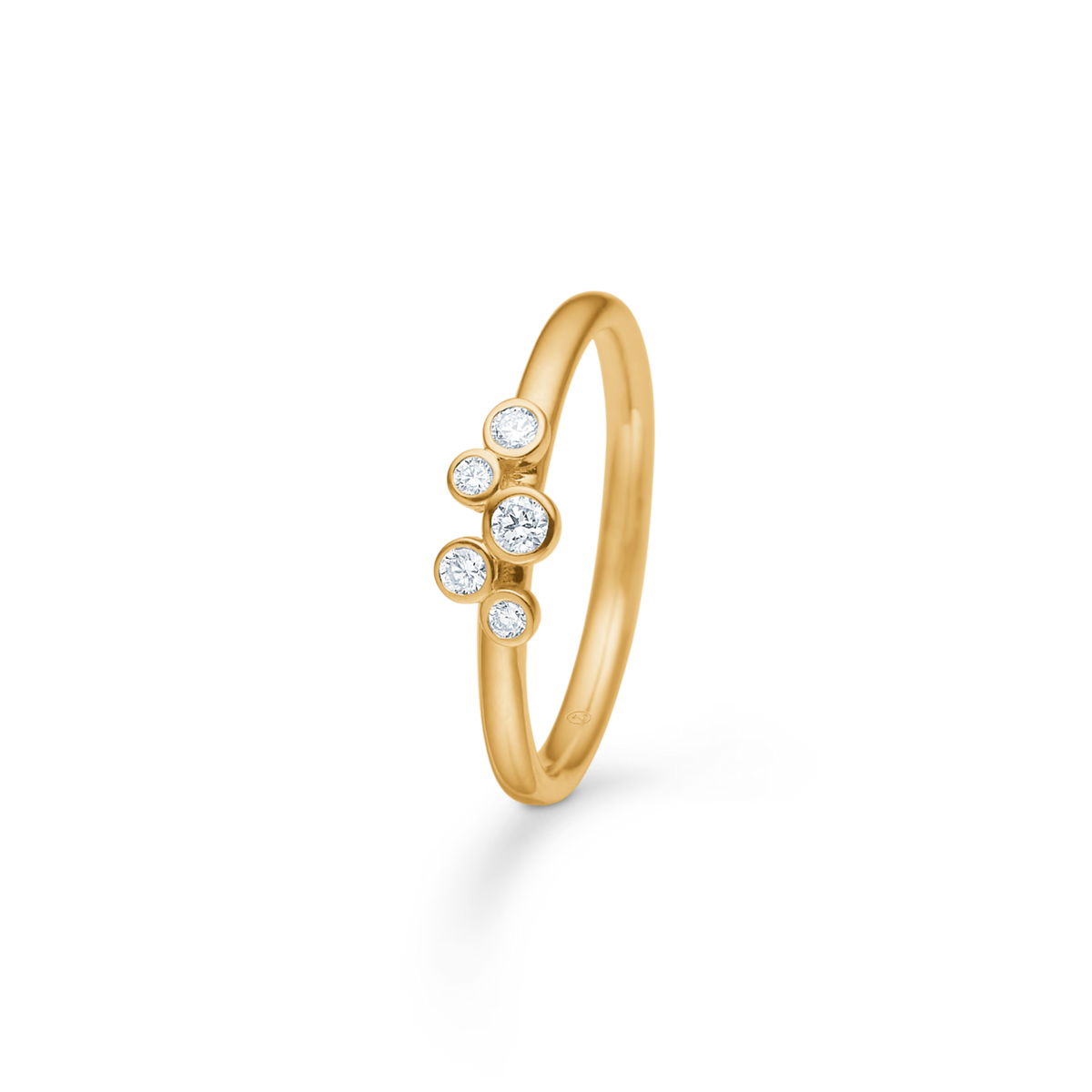 Mads Z Diamond Dew Ring i 14 kt. guld m. Diamanter 