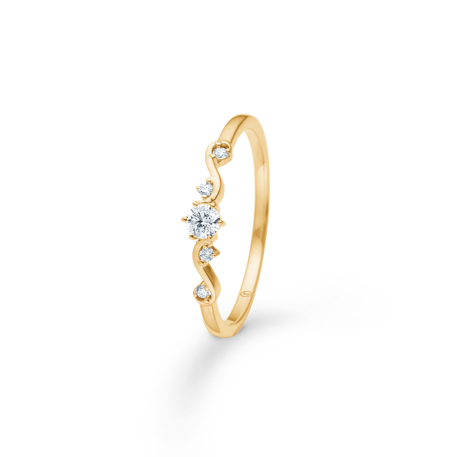 Mads Z Isaline 14kt Guld Ring 0.13ct W.Si