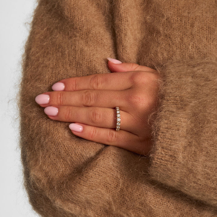 Förlovningsring Kronprinsessan i 14 kt guld med 0,75 ct diamanter