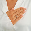 Mads Z Four Seasons Autumn Petite Blå Topas Ring i 14 kt. Guld 