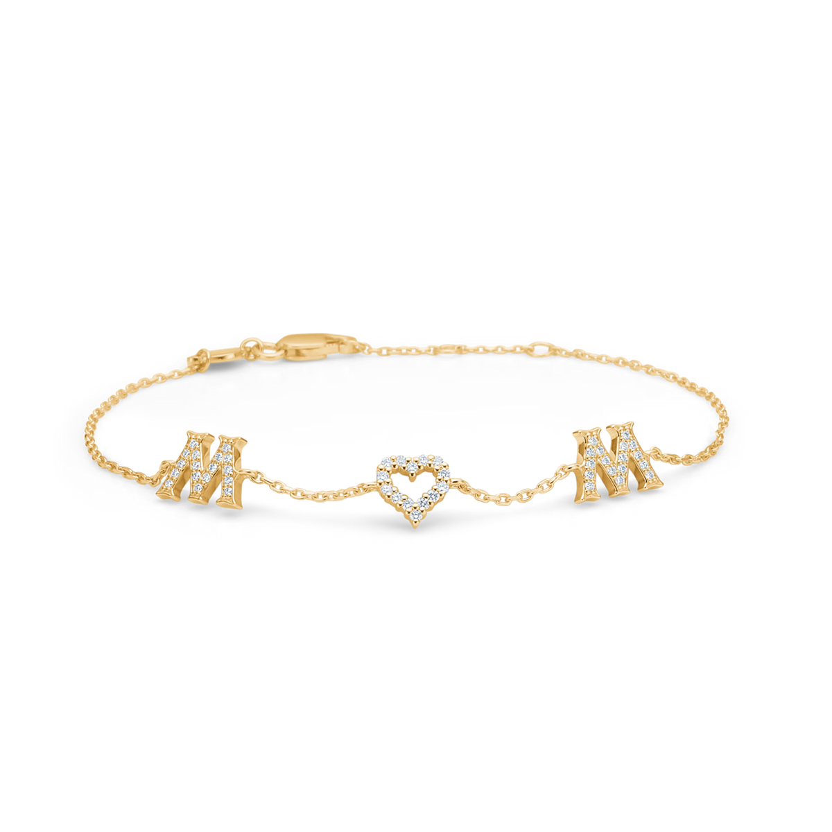 Mads Z Wow / Mom-armband i 14 kt guld m. diamanter 