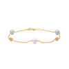 Mads Z Stella Armband i 14 kt. Guld m. Pärlor & Zirkonia 
