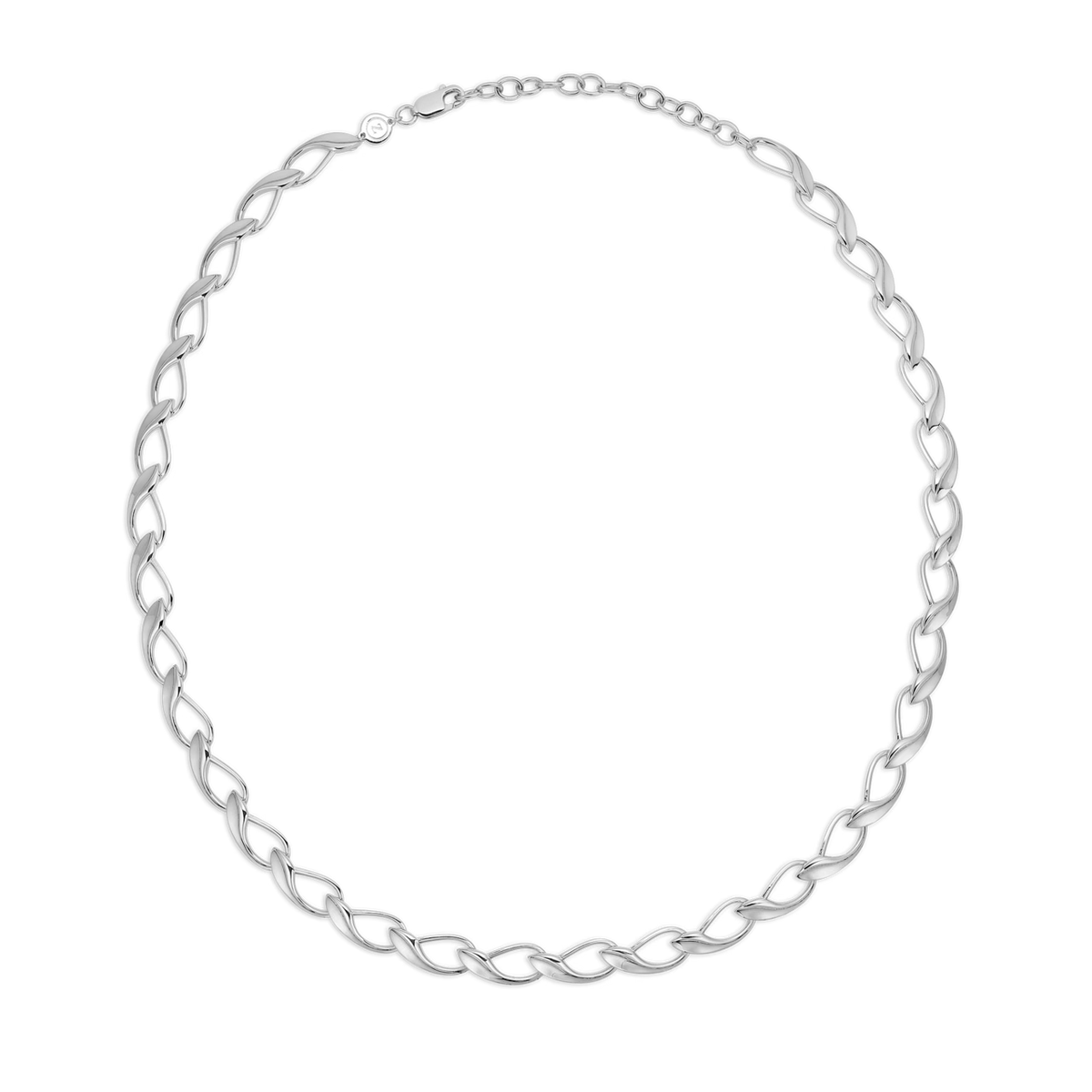 Mads Z Silver Winelink Petite Halsband 