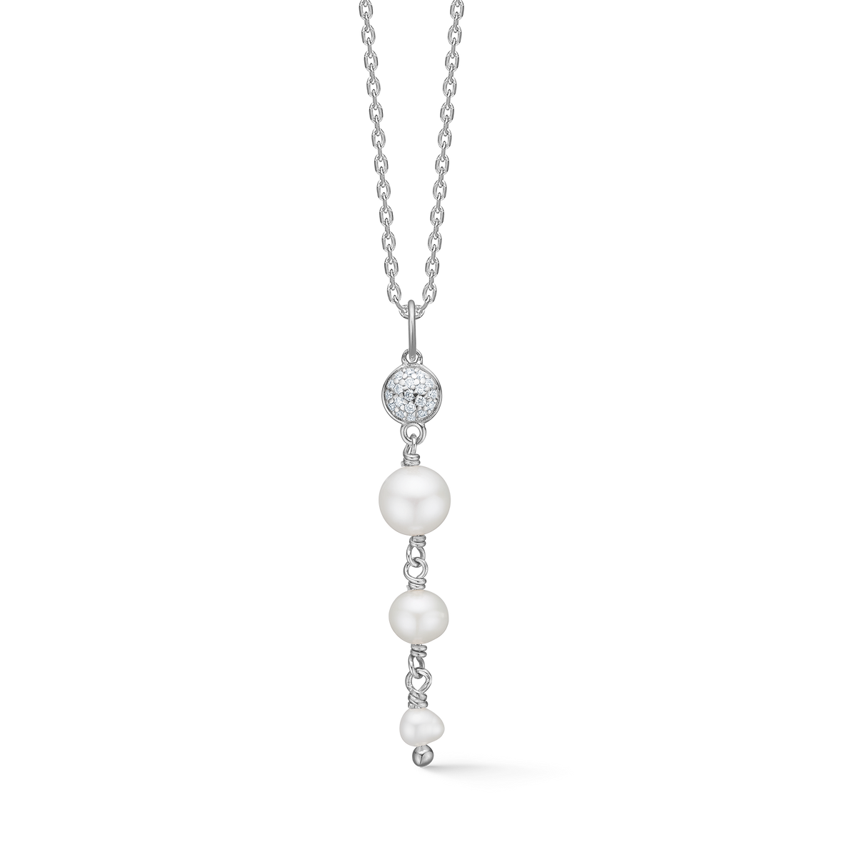 Mads Z Dome -halsband i silver