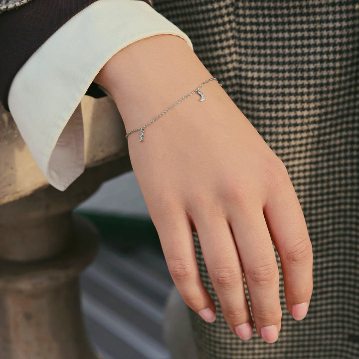 Maanesten Melia Armband i silver med zirkonia 