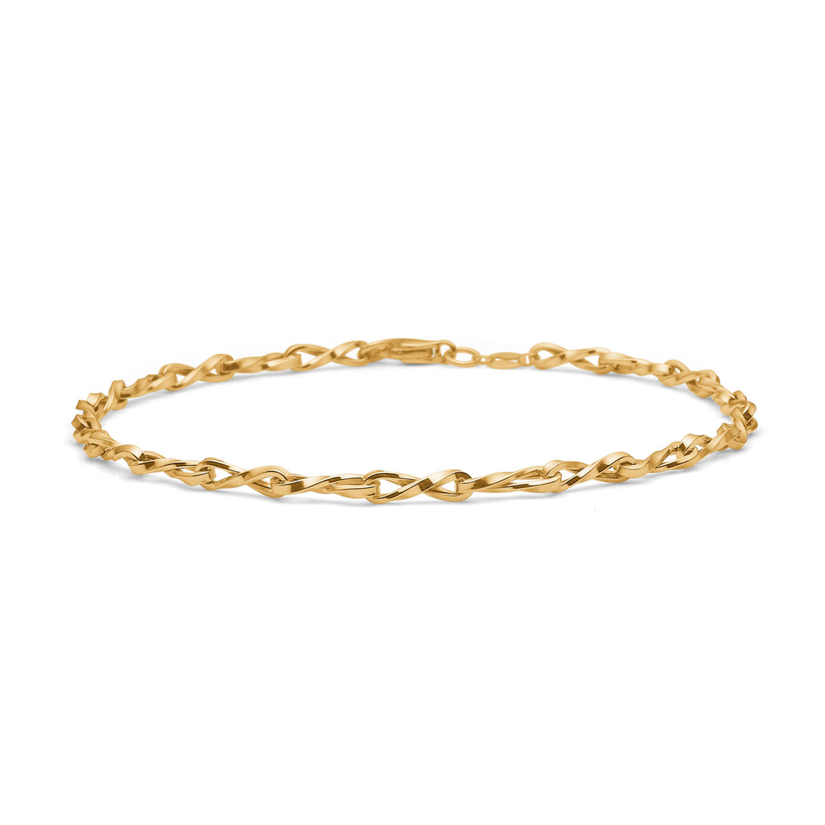 Mads Z Twist Armband i 8kt Guld 