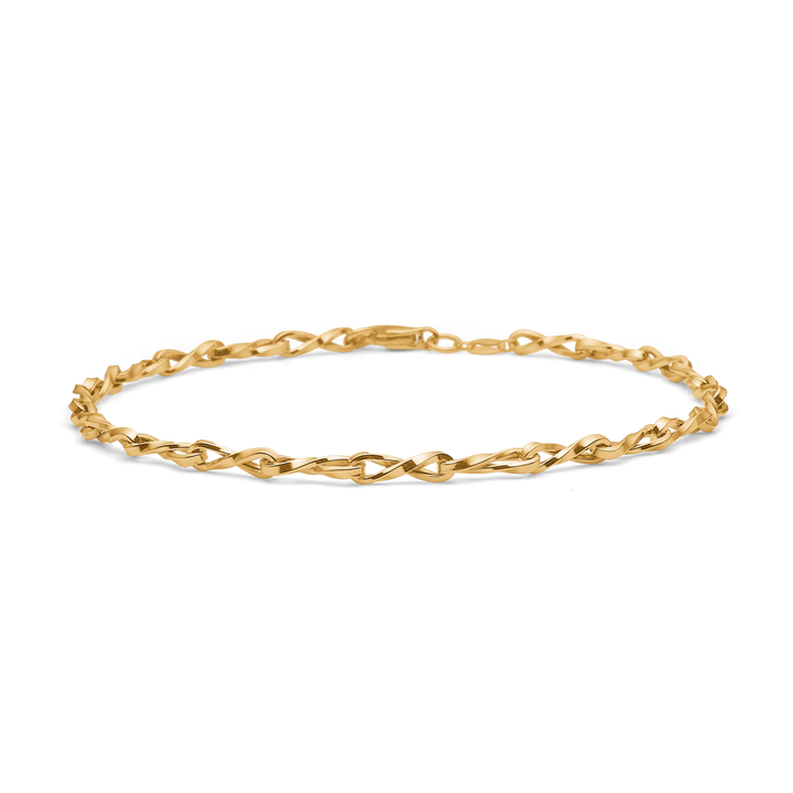 Mads Z Twist Armband i 8kt Guld 