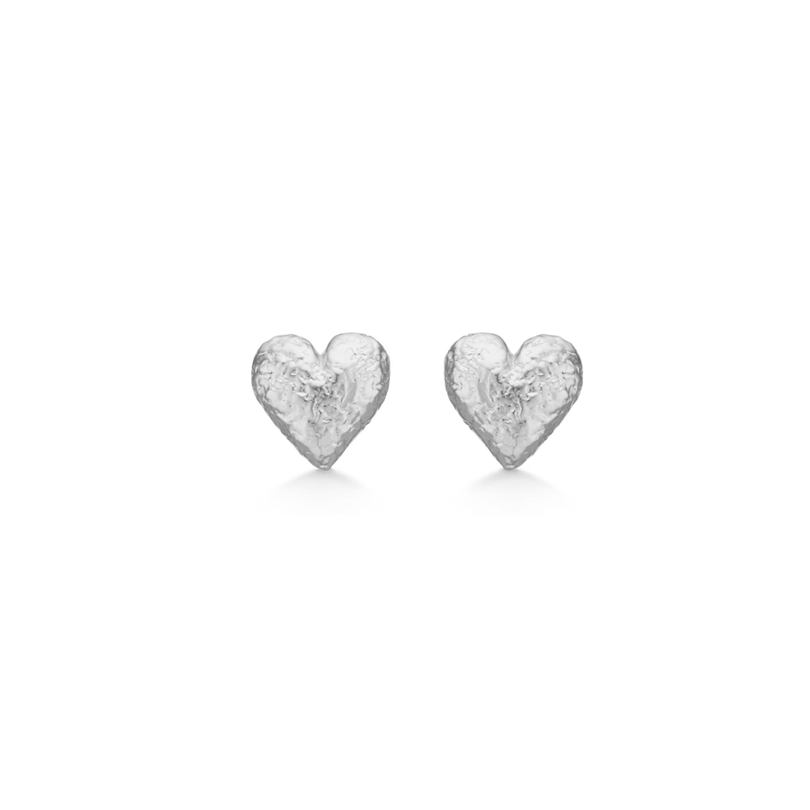 Studio Z Amour Heart Ørestikker I Sølv