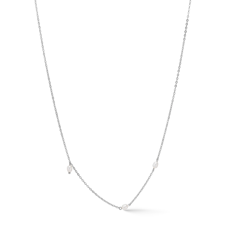 Studio Z Trace Pearl Halsband – Silverhalsband med pärlor 