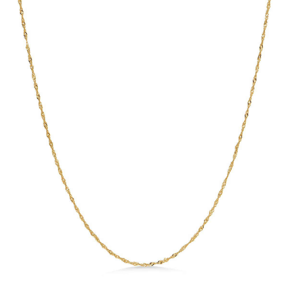 Studio Z Flow Halsband – Förgyllt halsband i sterlingsilver 