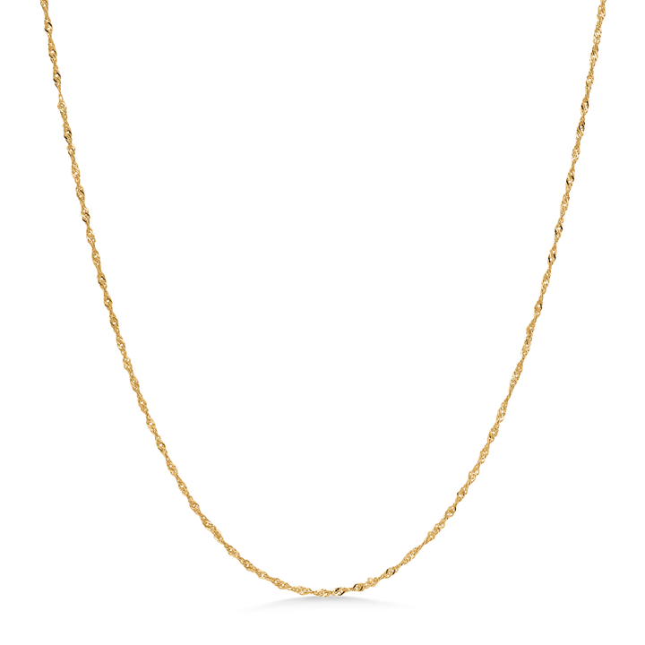 Studio Z Flow Halsband – Förgyllt halsband i sterlingsilver 