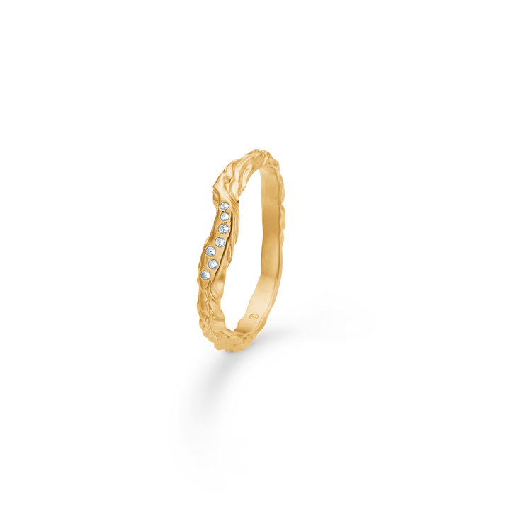 Studio Z Glint Ring I Forgyldt Sølv