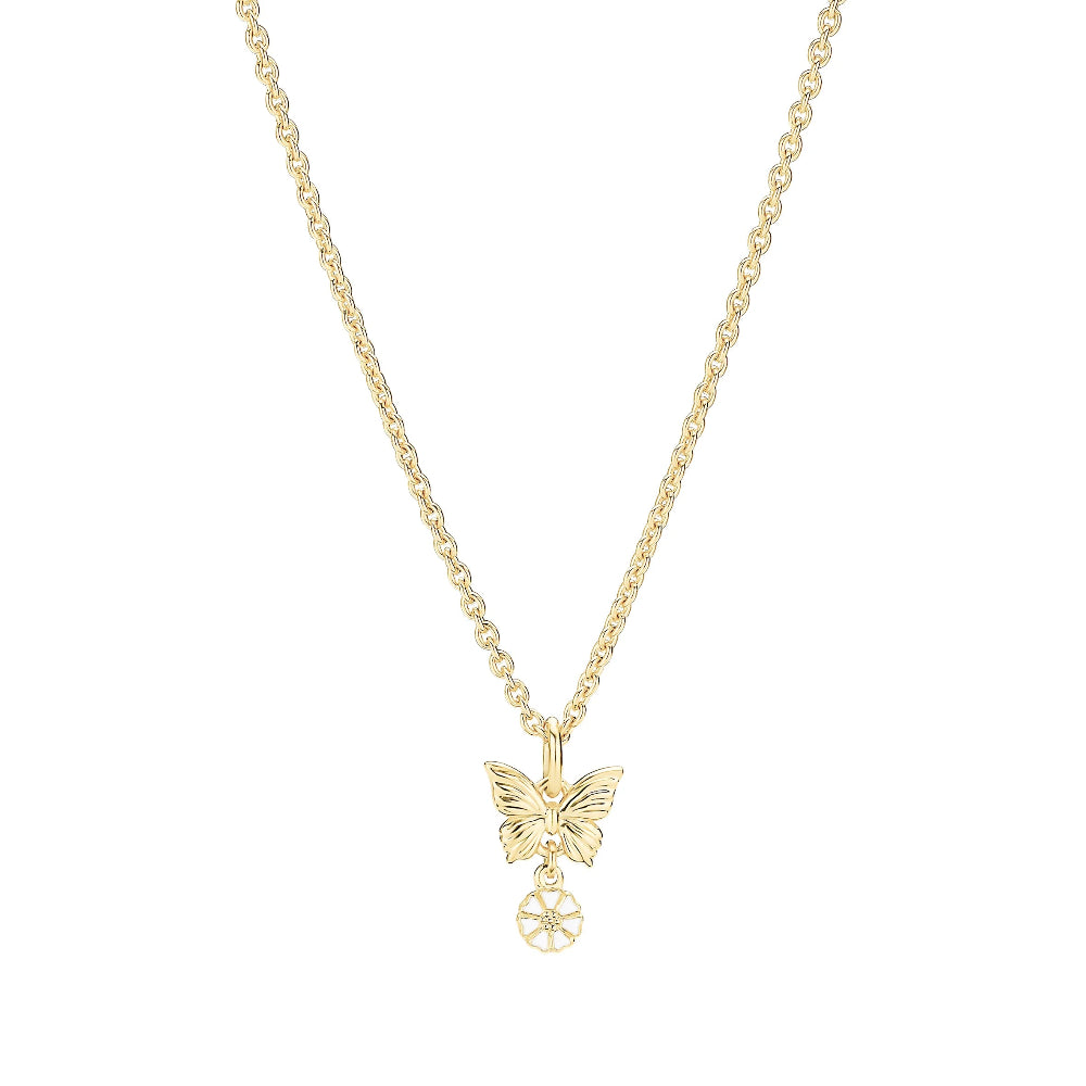 Marguerit -halsband med fjäril
