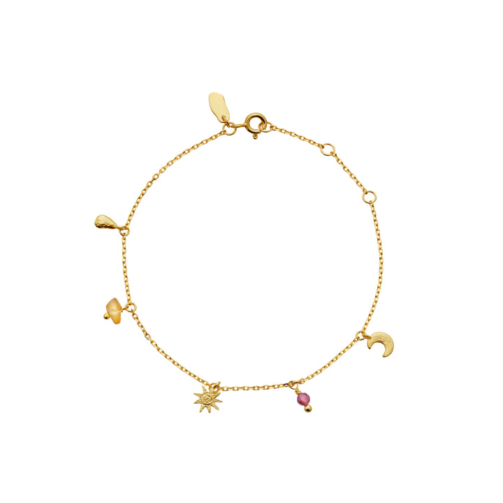 Moonsteen Addison Armband Gilded Silver