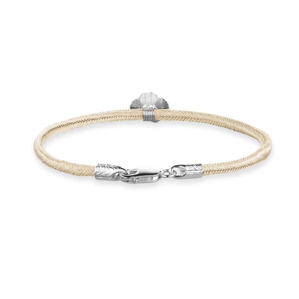 Flora Danica Firklover Silk Armband Champagne - Silver