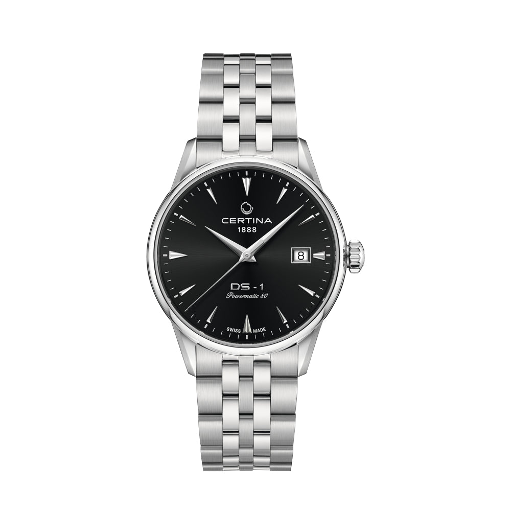 Certina DS-1 Black Clock Disc Powermatic 80 38mm
