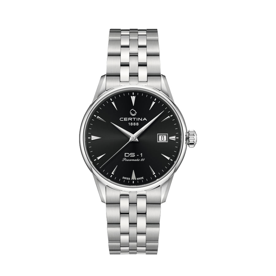 Certina DS-1 Black Clock Disc Powermatic 80 38mm