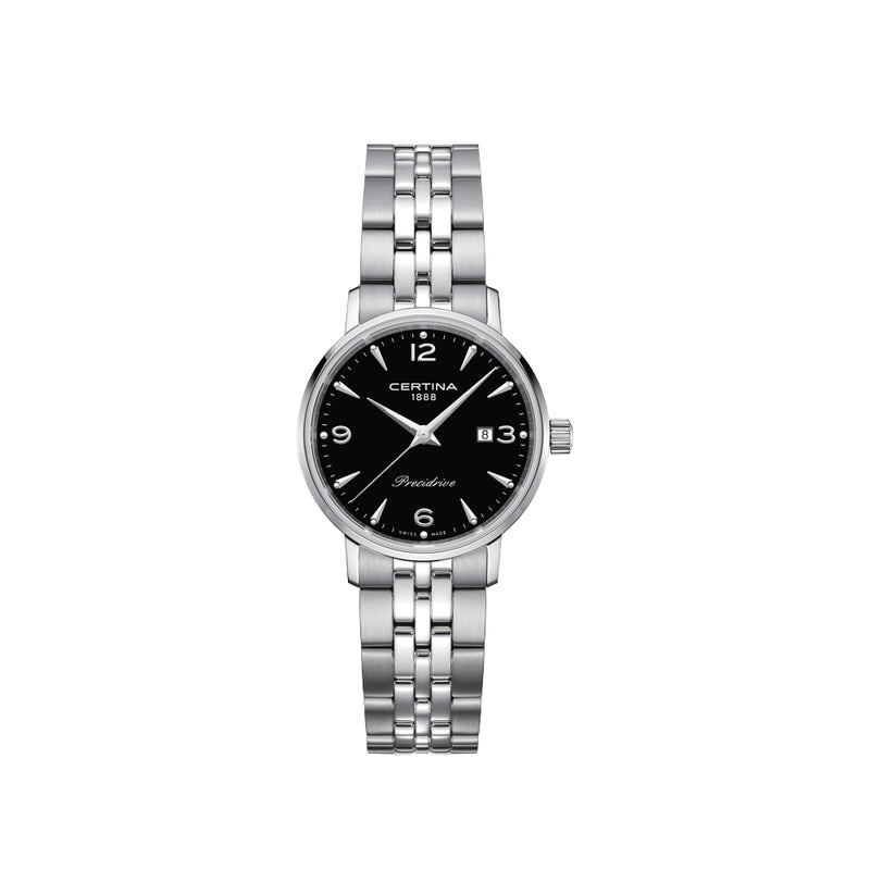 Certina DS Caimano Dameur - Sort Urskive