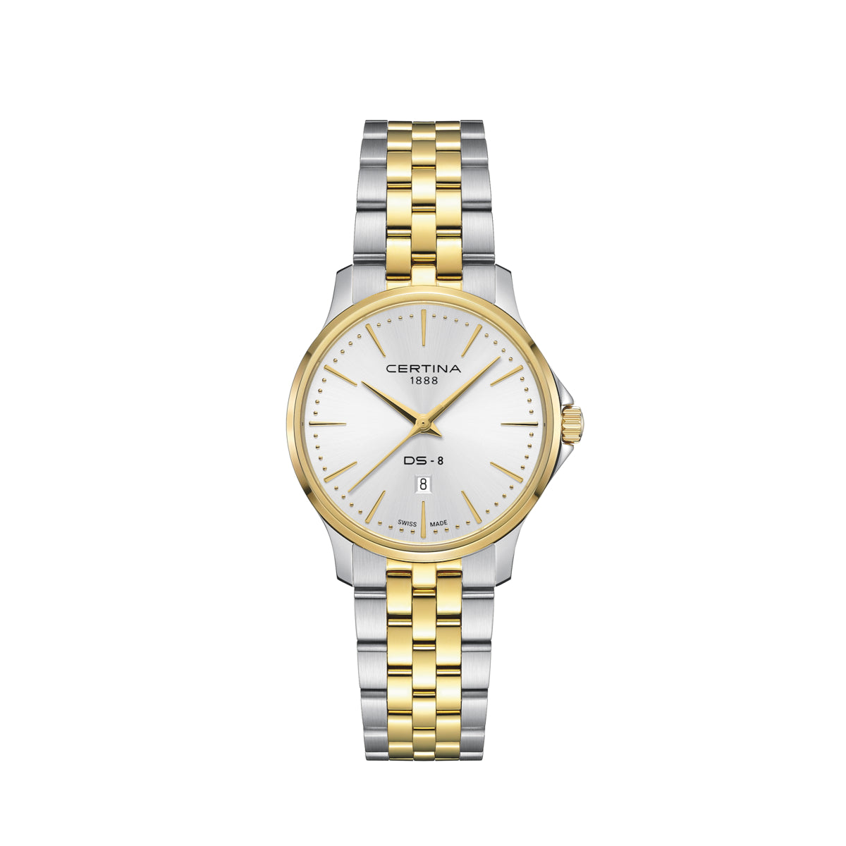 Certina DS-8 Lady Steel med Gold PVD