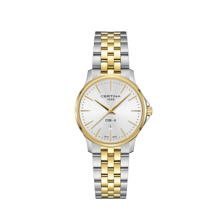 Certina DS-8 Lady Steel med Gold PVD