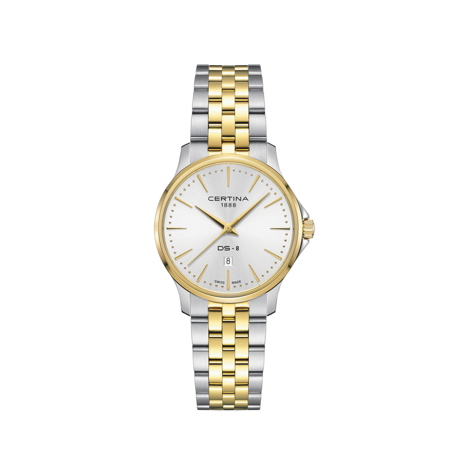 Certina DS-8 Lady Steel med Gold PVD