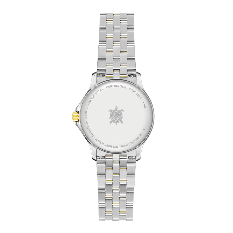 Certina DS-8 Lady Steel med Gold PVD