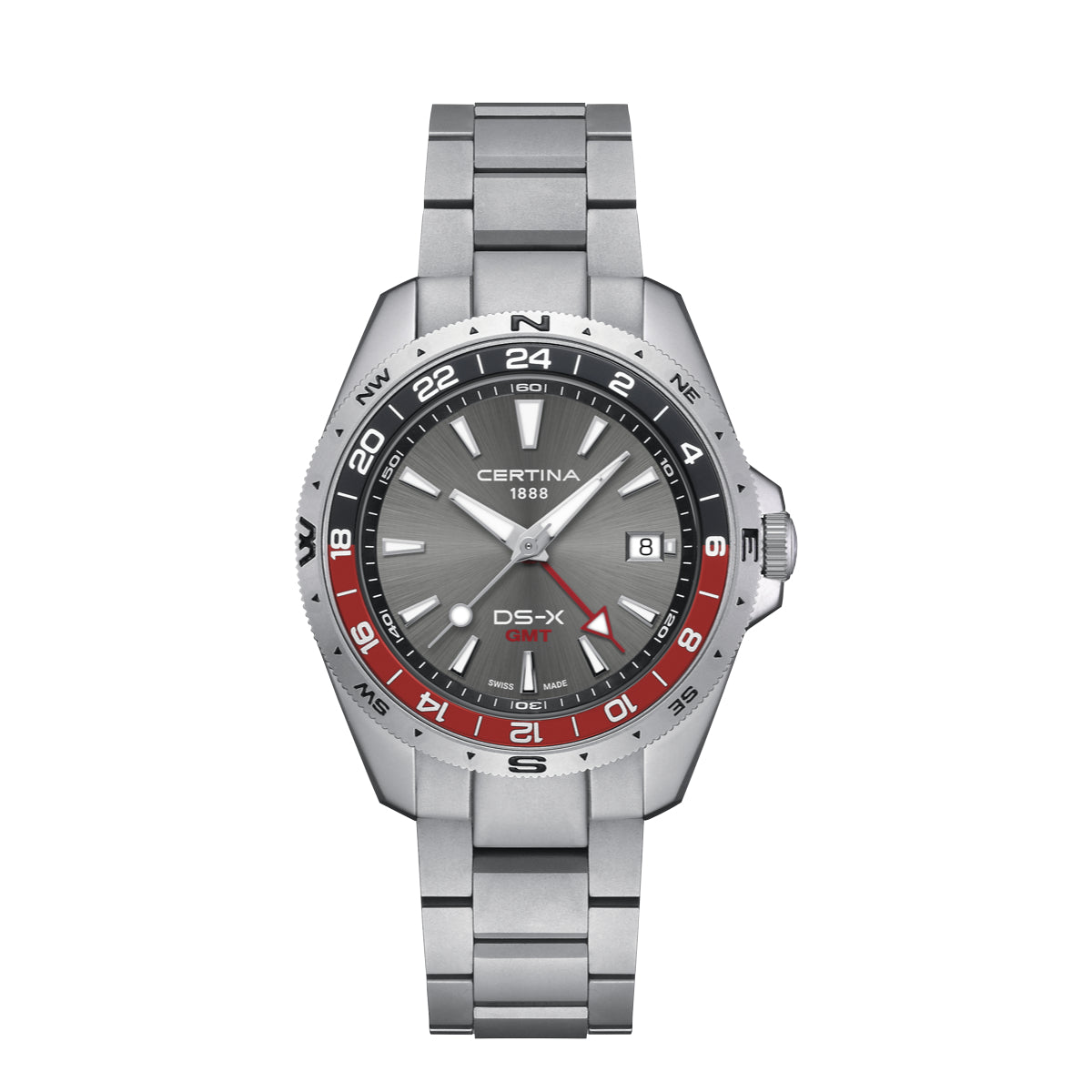 Certina DS-X GMT Grå Urskive 41mm