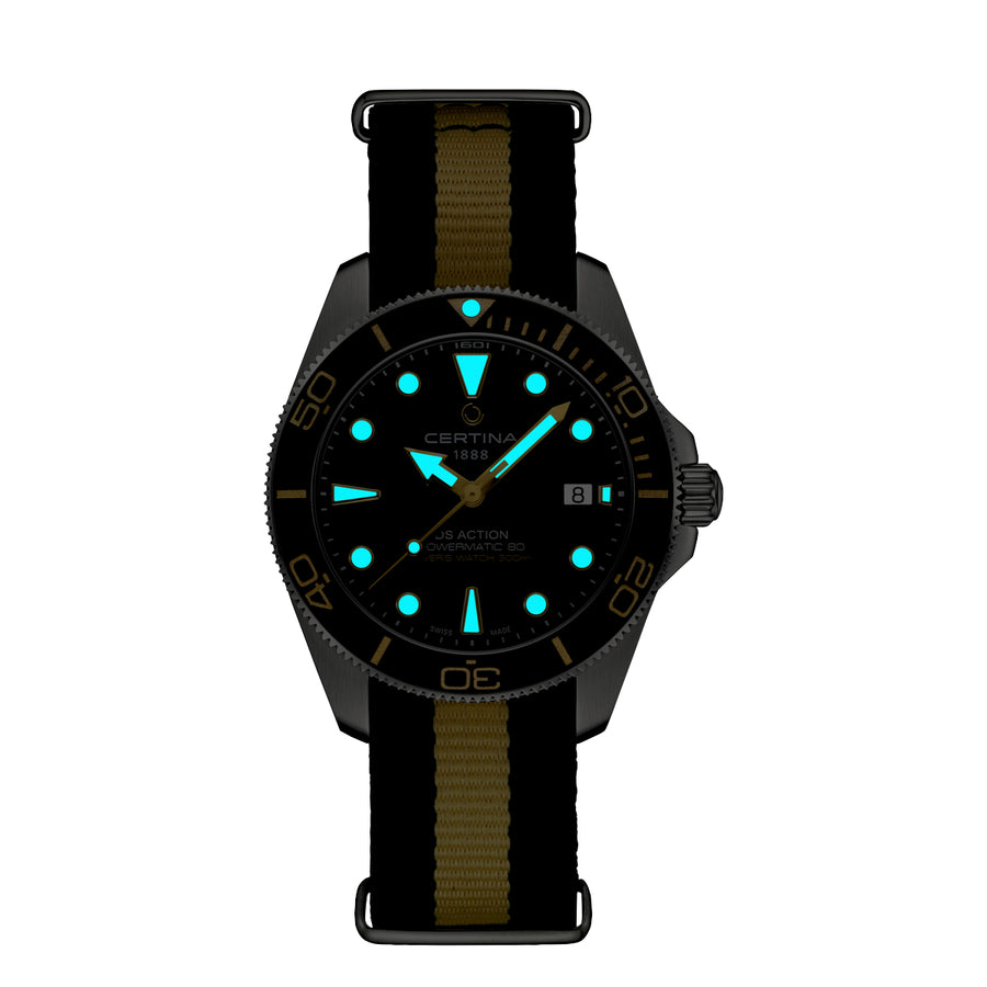 Certina DS Action Diver 40 mm Powermatic 80 - Nato Rem