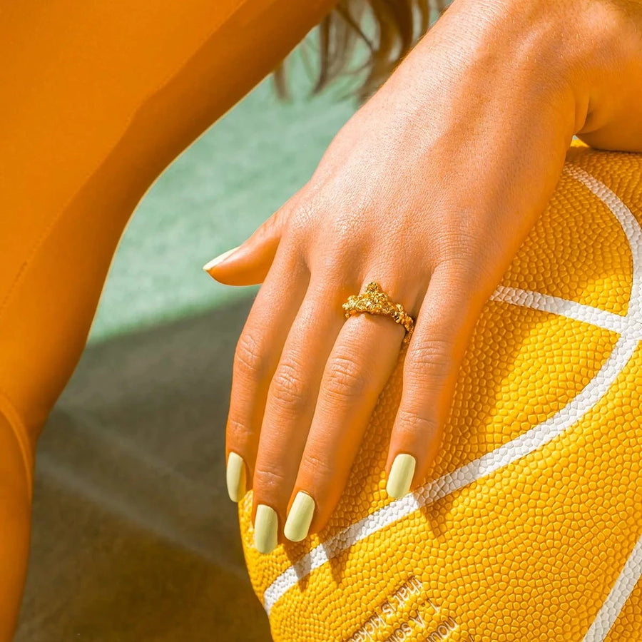 Vincent Glimmering Haze Goldyde Ring