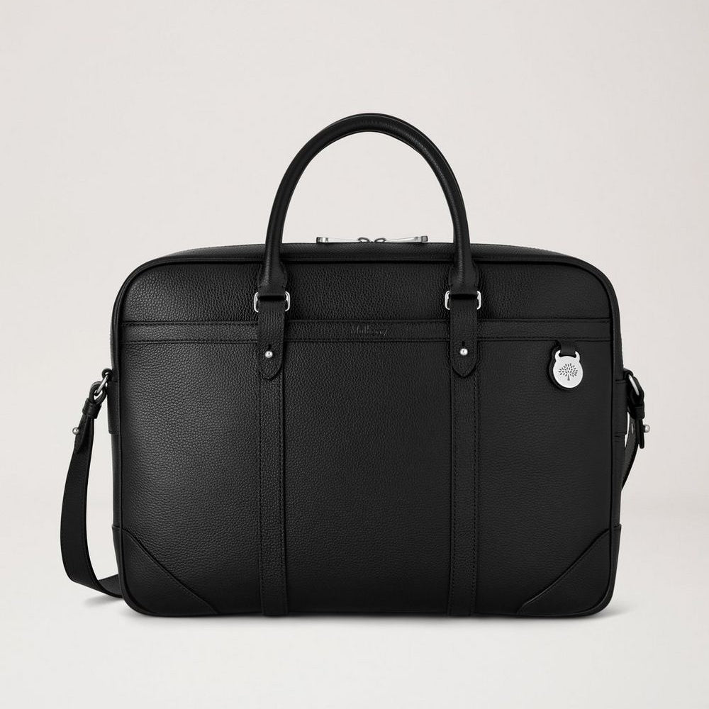 Mulberry Heritage Portfölj Svart Liten Klassisk Grain