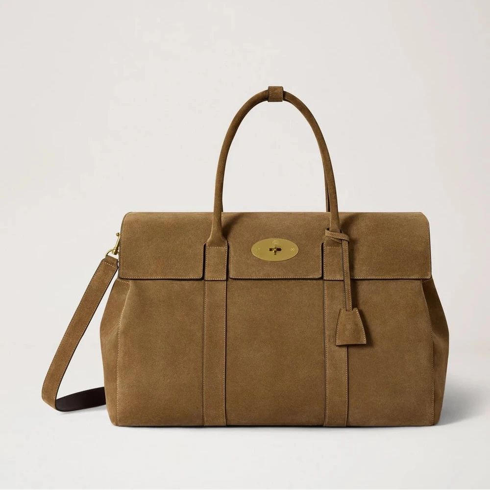 Mulberry Piccadilly Holdall Salcombe Sand Suede – HG5163/047P705