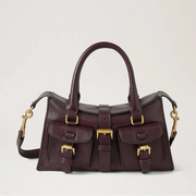 Mulberry Mini Roxanne Oxblood High Shine Leather
