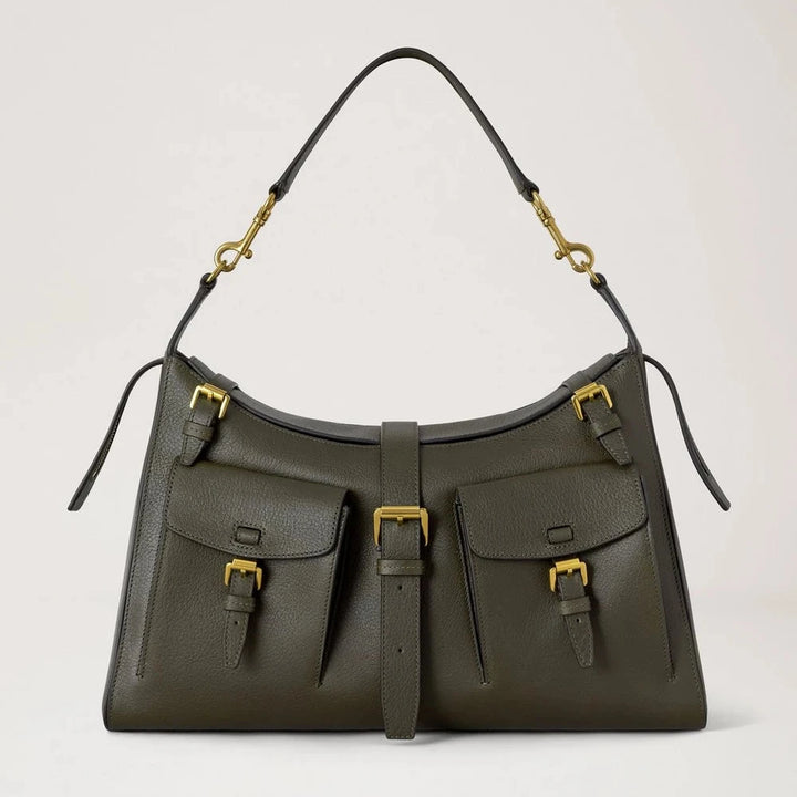 Mulberry Roxanne Shoulder Bag Juniper Green NVT – axelväska HH0144/730Q749