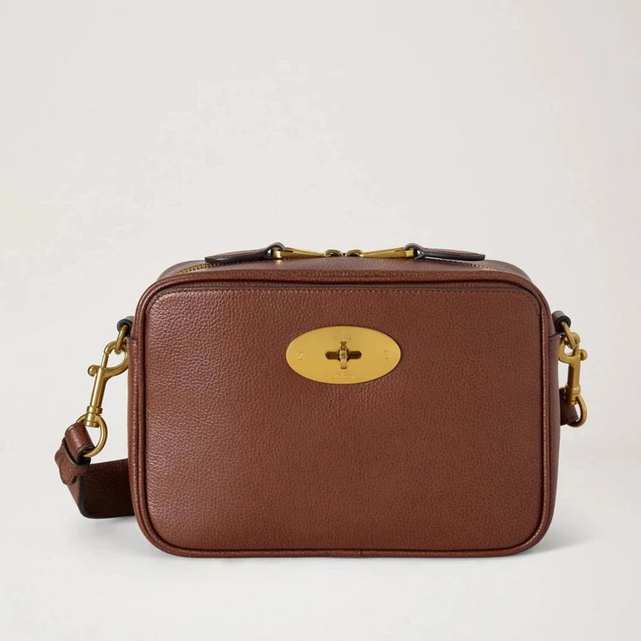 Mulberry Darley Camera Bag Small Classic Grain Tvåtonad Oak 