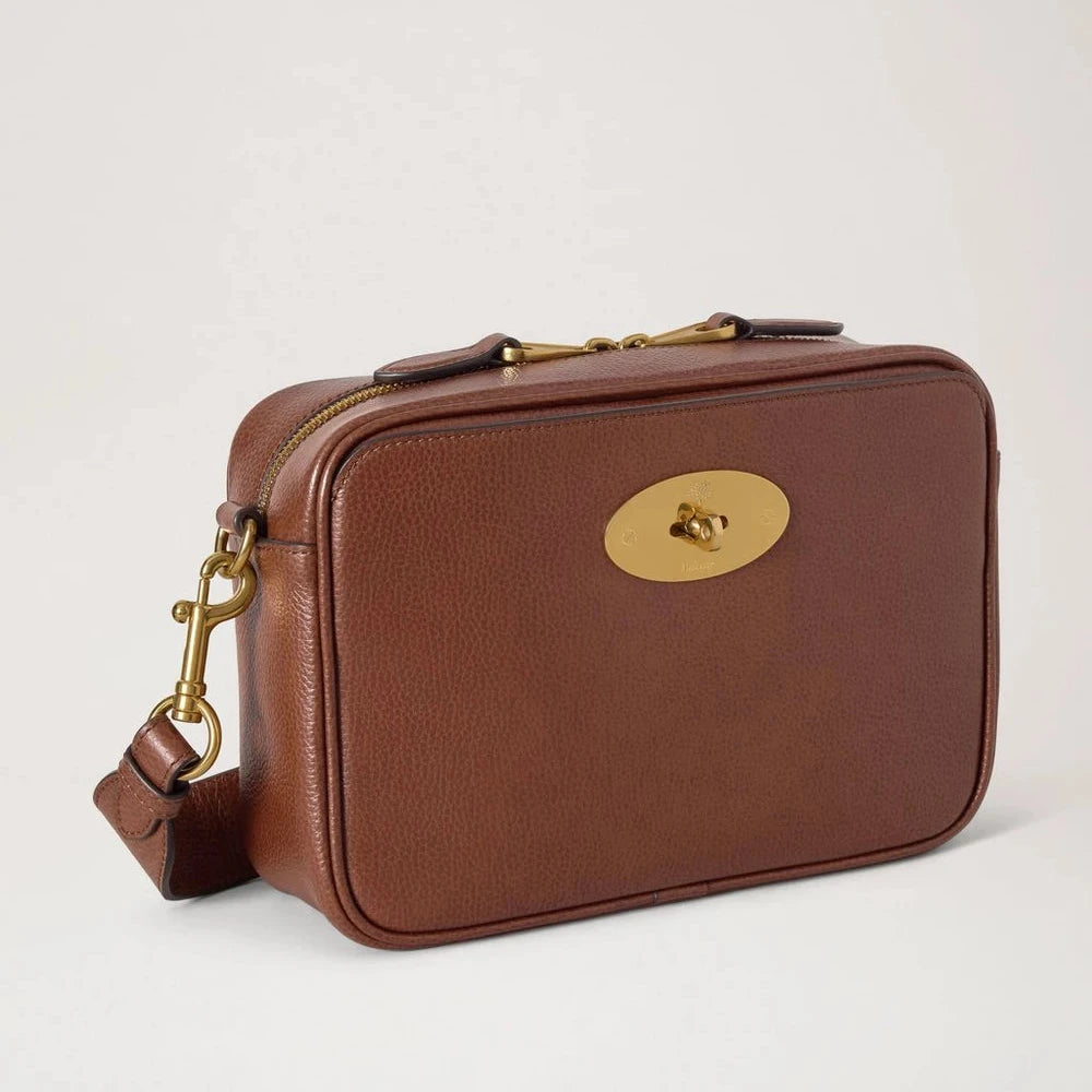 Mulberry Darley Camera Bag Small Classic Grain Tvåtonad Oak 