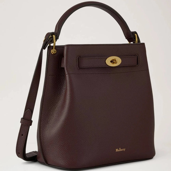 Mulberry Islington Bucket Oxblood Small Classic Grain – produktbild 2