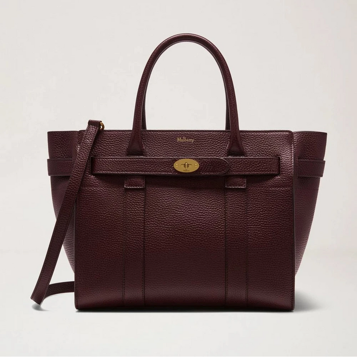 Mulberry Small Zipped Bayswater Oxblood Small Classic Grain – HH0307/205K195