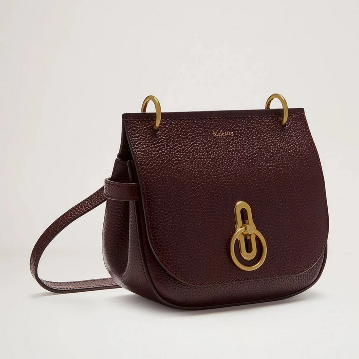 Mulberry Small Amberley Satchel Oxblood Small Classic Grain – produktbild 2