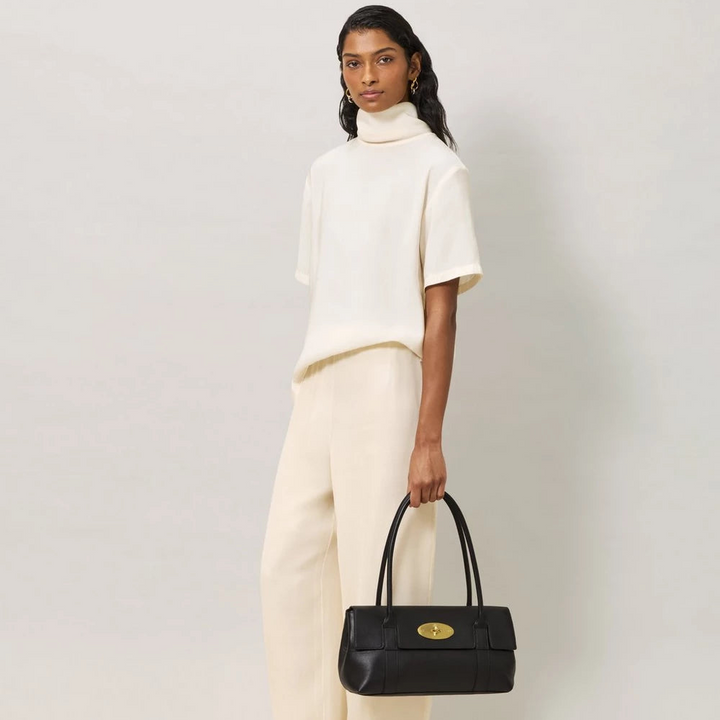 Mulberry East West Bayswater Svart mjukt slätt läder – HH0402/771A100