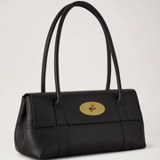 Mulberry East West Bayswater Svart smidigt slätt läder 