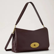 Mulberry Stor Delilah Oxblood liten klassisk grain 