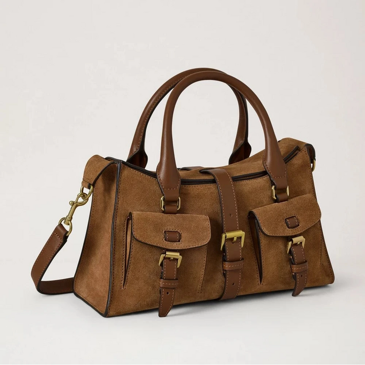 Mulberry Small Roxanne Vintage Oak Suede – produktbild 2