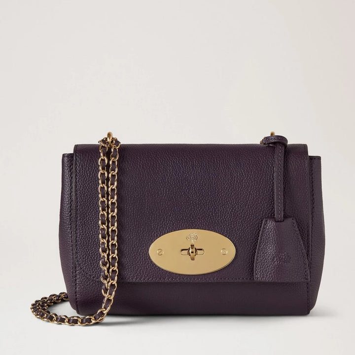 Mulberry Lily Liten Klassisk Grain Deep Aubergine