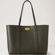 Mulberry Bayswater Tote Juniper Green Small Classic Grain